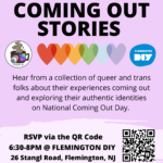 Oct. 11: Coming Out Stories