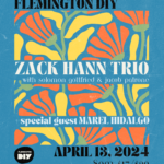 Apr. 13: Live Jazz w/Zack Hann Trio + special guest